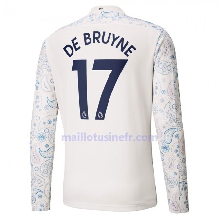 Maillot de Foot Manchester City Kevin De Bruyne 17 Troisième 2020-21 Manches Longues Maillot de Foot Manchester City Kevin De Bruyne 17 Troisième 2020-21 Manches Longues